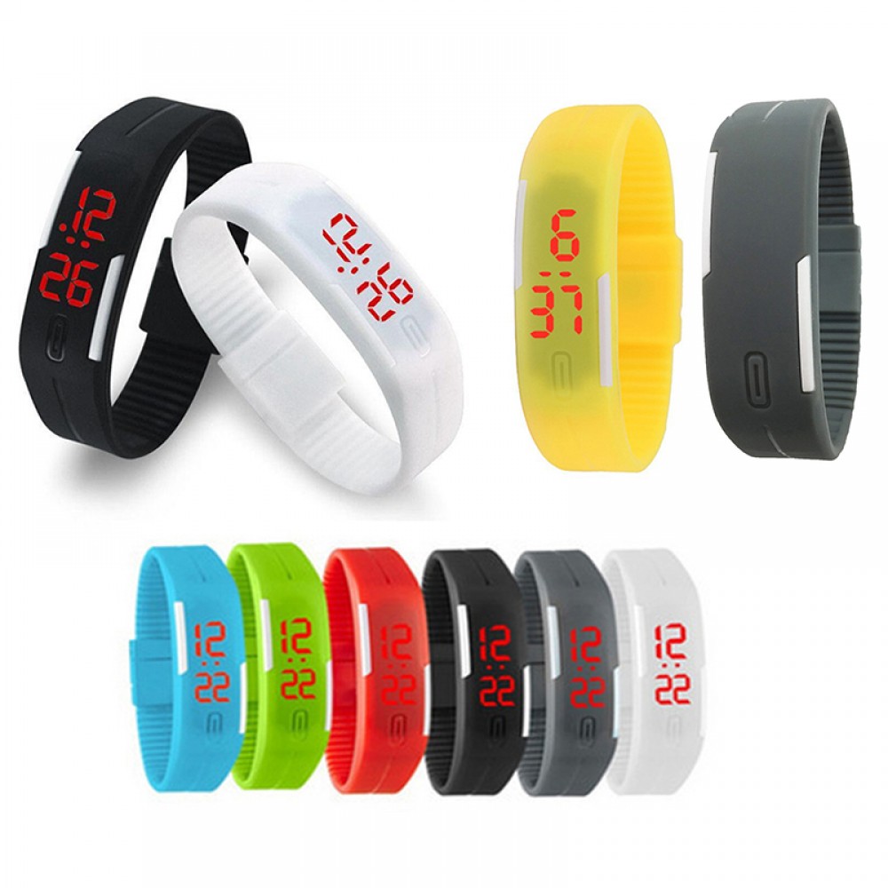 Fitness Silicone Watch Custom Imprinted Fitness Silicone Watch Custom Imprinted