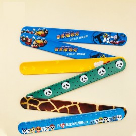 Silicone Slap Bracelet Logo Printed