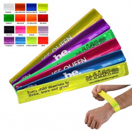 Custom Printed Reflective slap bracelet