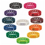 Chain Link Silicone Wristbands Custom Branded