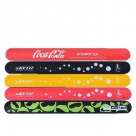 Custom Printed Silicone Slap Bracelet