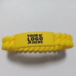 Twisted Silicone Wristband Twisted Silicone Wristband Twisted Silicone Wristband Custom Branded