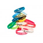 Logo Branded Silicone Wristbands