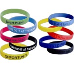 Custom Imprinted Silicone Bracelet Wristband