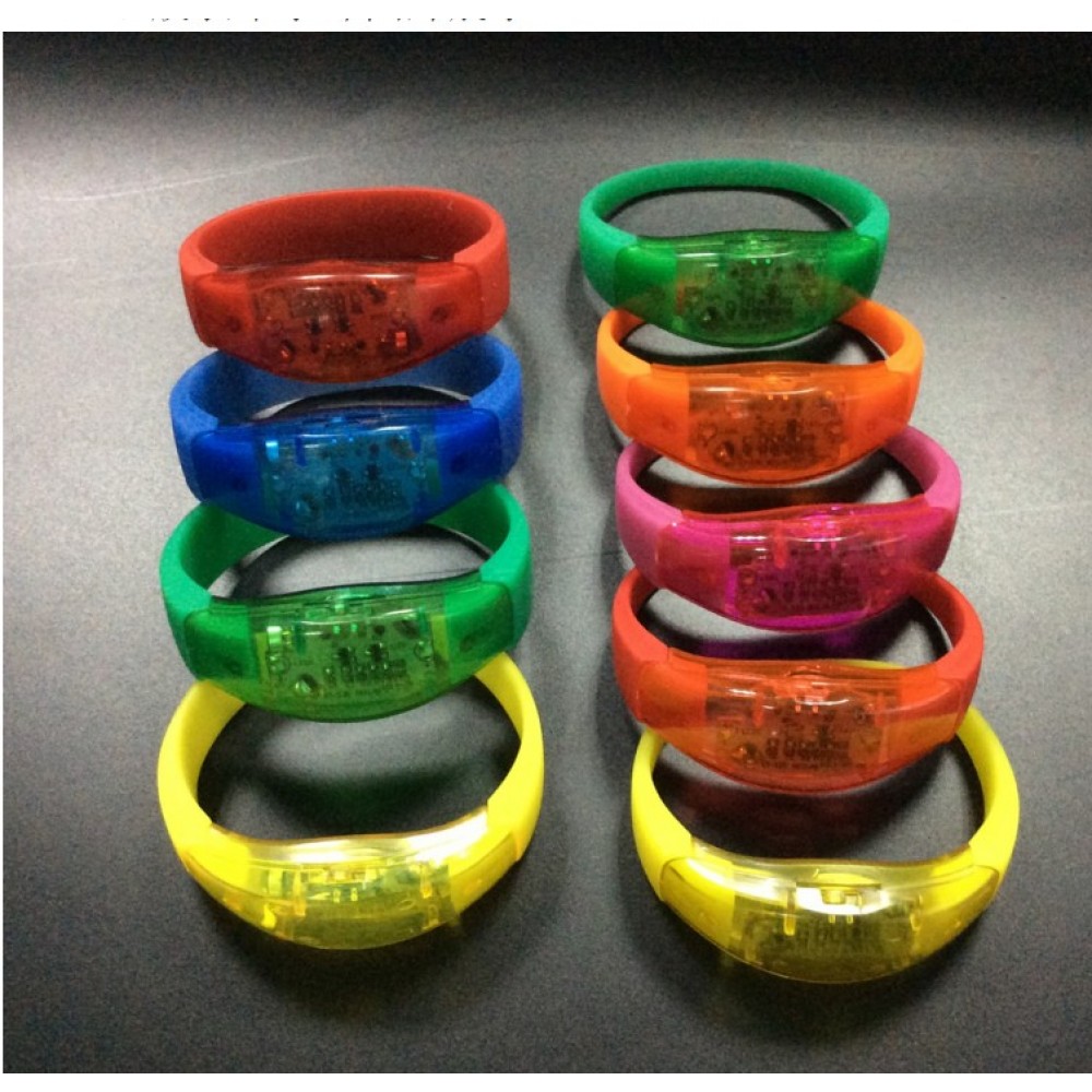 Witch or Sound Activated Light Up Bracelets Custom Branded Witch or Sound Activated Light Up Bracelets Custom Branded
