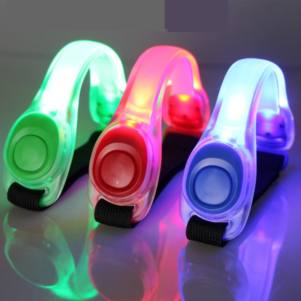 LED Light Silicone Bracelet Reflective Armband Custom Branded