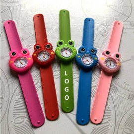 Logo Branded Silicone Sport Slap Watch Wristband  Logo Branded Silicone Sport Slap Watch Wristband