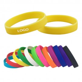 Custom Imprinted Silicone Bracelets Rubber Stretch Wristbands Party Favors 