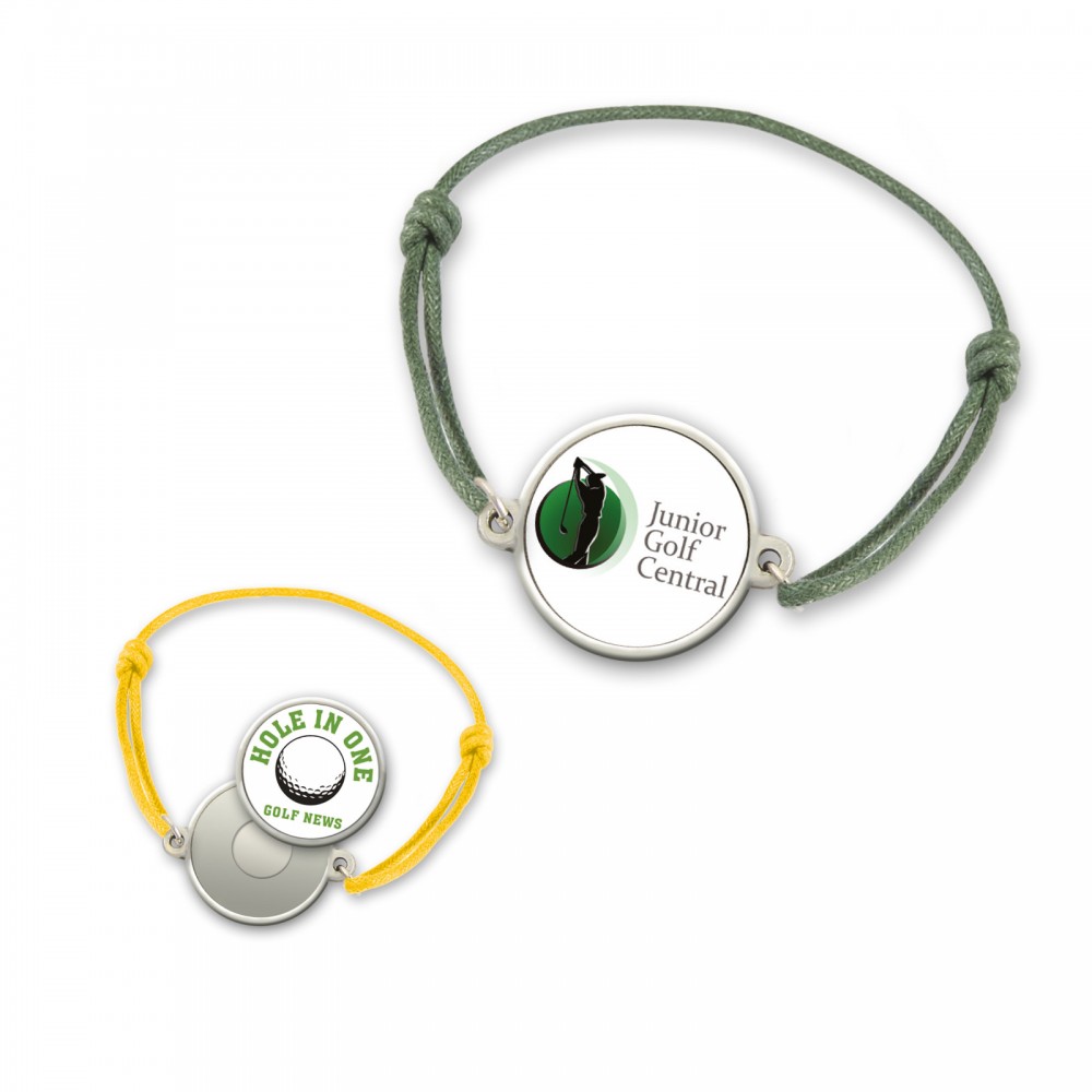 Logo Branded Magnetic Charm Bracelet