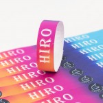 Logo Branded 3/4" x 10" Disposable Wristband