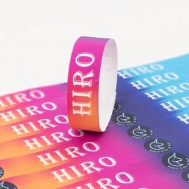 3/4" x 10" Disposable Wristband Custom Branded