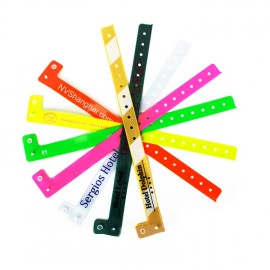 Custom Imprinted Disposable Concerts Amusement Parks Medical ID Wristband - Kids and Patient Identification Bracelet