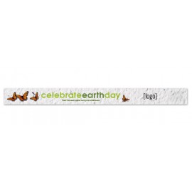 Earth Day Seed Paper Wristband - Style C Logo Printed