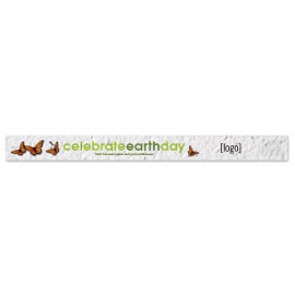 Earth Day Seed Paper Wristband - Style C Custom Branded