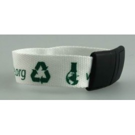 Custom Printed Certified Recycled Wrist Band (Screen Print)  Custom Printed Certified Recycled Wrist Band (Screen Print)