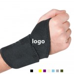 Logo Branded Neoprene Fitness Wrist Wrap Strap