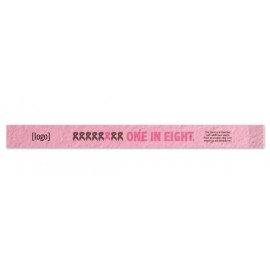 Breast Cancer Awareness - Seed Paper Wristband Custom Branded