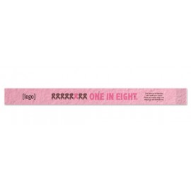 Seed Paper Breast Cancer Awareness Wristband - Style CP Custom Imprinted