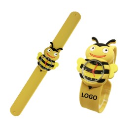 Cartoon Kids Slap Watch Silicone Wristband Custom Branded  Cartoon Kids Slap Watch Silicone Wristband Custom Branded