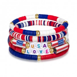American Flag Bracelet Custom Imprinted