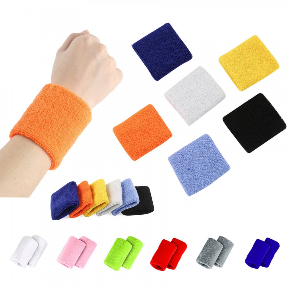 Sweatbands Sports Wristband Logo Printed Sweatbands Sports Wristband Logo Printed