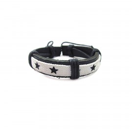 Adjustable Leather Bracelet Logo Printed  Adjustable Leather Bracelet Logo Printed