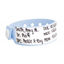 Custom Printed Vinyl Infant Write-On Wristband  Custom Printed Vinyl Infant Write-On Wristband