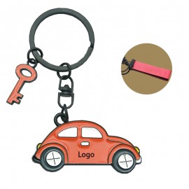 Creative Car Shape Metal Key Chain with Wristband Logo Printed  Creative Car Shape Metal Key Chain with Wristband Logo Printed