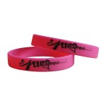 1/2" Screen Printed Silicone Bracelet Custom Imprinted