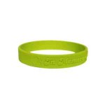 1/2" Embossed Custom Silicone Wristbands (1 to 3 Days) Custom Branded