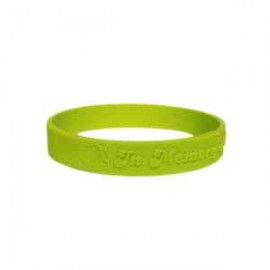 1/2" Embossed Custom Silicone Wristbands (1 to 3 Days) Custom Branded