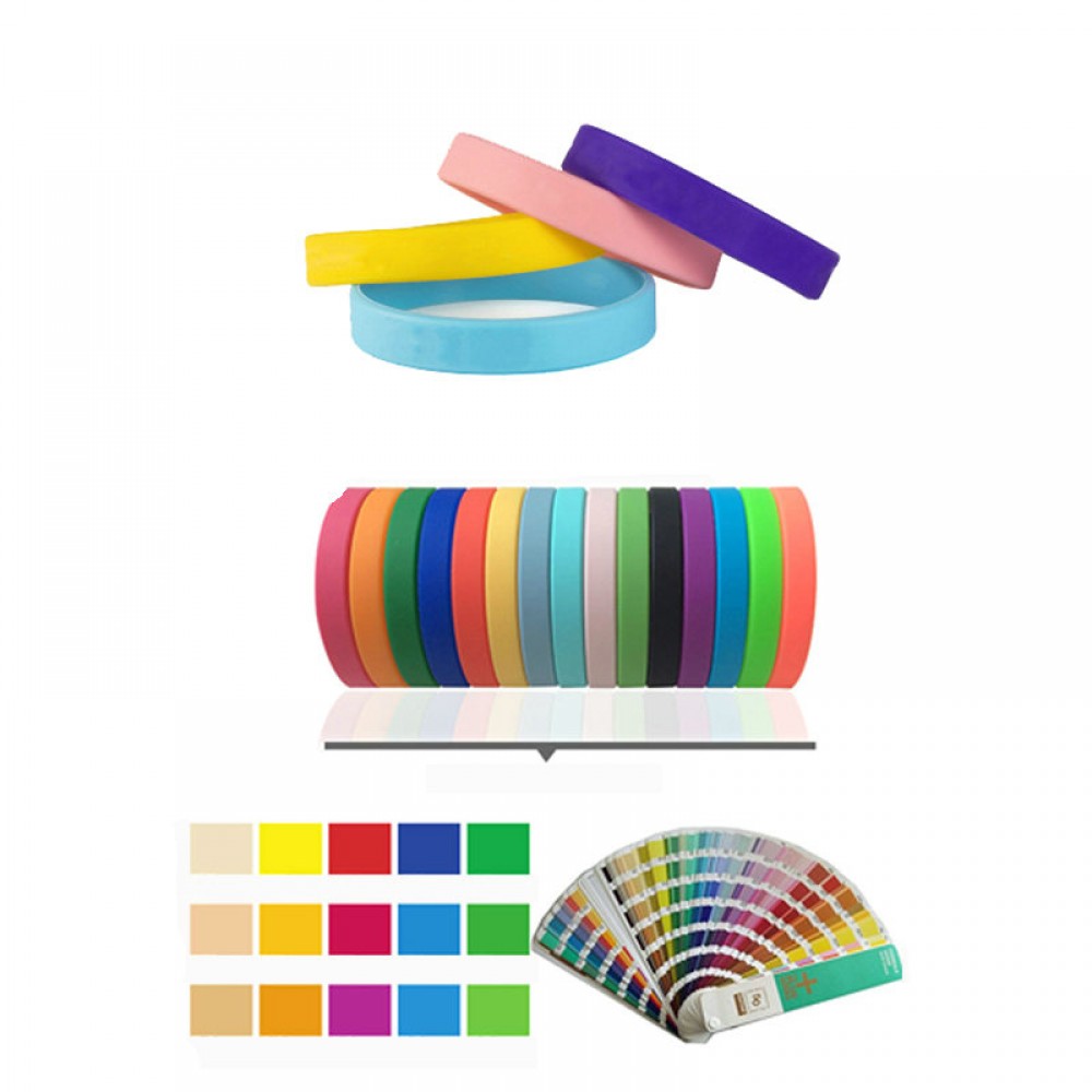 Debossed with Color Filled Silicone Bracelet Custom Branded Debossed with Color Filled Silicone Bracelet Custom Branded