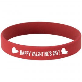 3.75" Red/White Bracelet Logo Printed