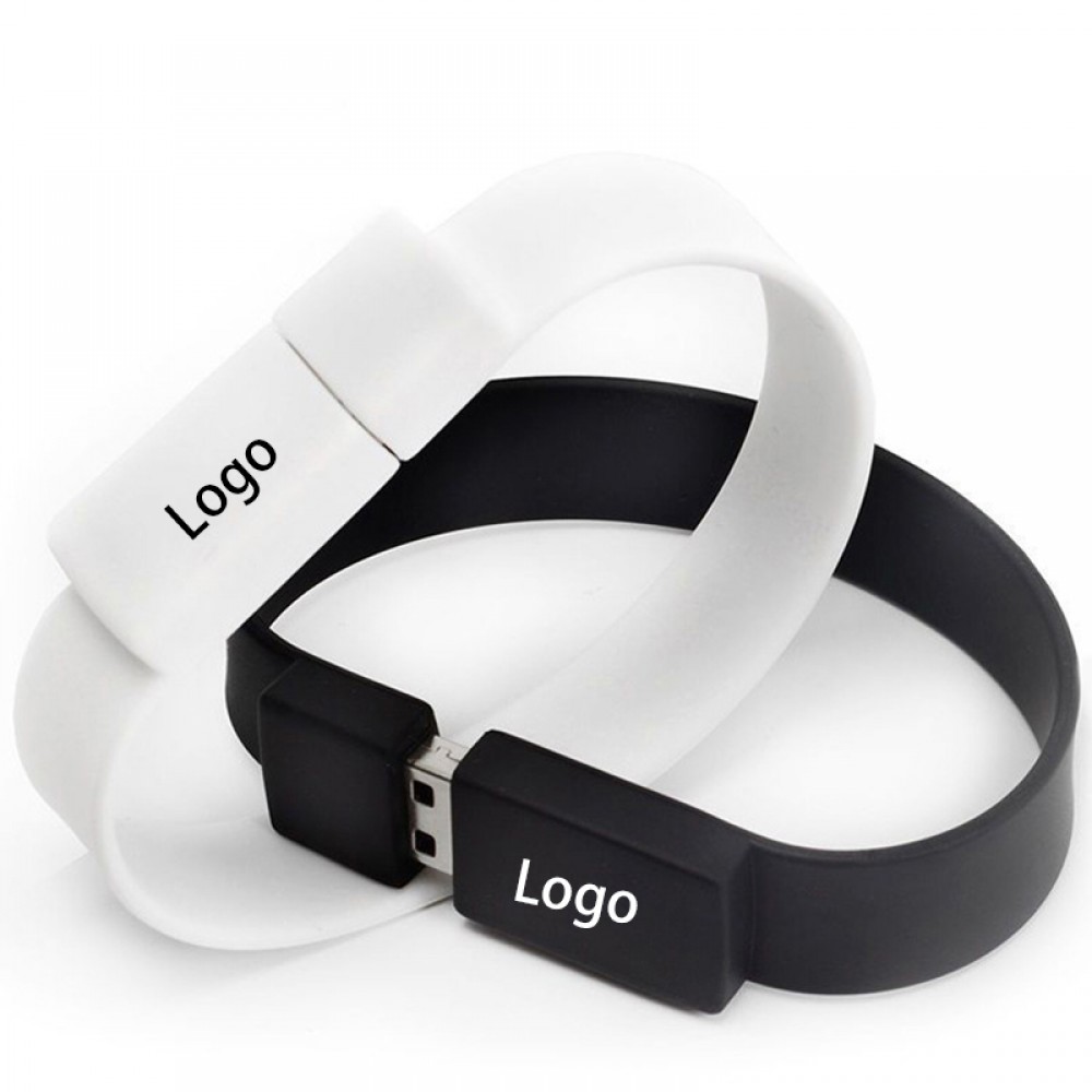 Wristband USB Flash Drive Logo Printed