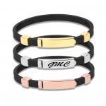 Anti Static Magnetic Silicone Bracelet Custom Branded