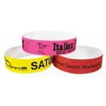 Logo Branded Custom Tyvek Event Wristband (1")