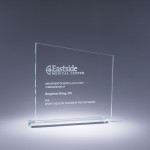 Custom Printed 6.75" Midtown Crystal Award