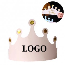 Logo Branded Custom Printed Paper Crowns