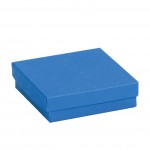Custom Printed Jewelry Boxes (3.5"x3.5"x1) (Cobalt Blue)