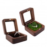 Custom Imprinted Square Wood Ring Box