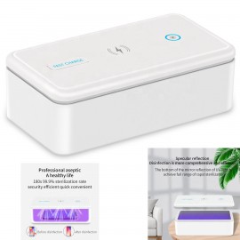 Fast UV Light Wireless Charging Sanitizer Box Custom Printed
