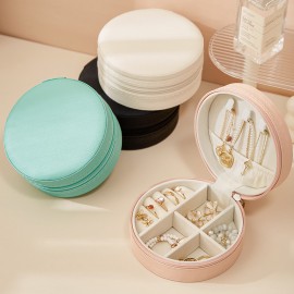 Custom Printed Portable Jewelry Box Earrings Rings Necklaces Tiny Jewelry Box Mini Compact Jewelry Box  Custom Printed Portable Jewelry Box Earrings Rings Necklaces Tiny Jewelry Box Mini Compact Jewelry Box