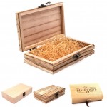 Custom Imprinted Natural Wood Bow Tie Box for Gift