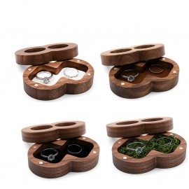 Logo Branded Wooden Ring Box