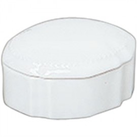 Custom Imprinted Porcelain Oval Box w/ Beaded Edge Box  Custom Imprinted Porcelain Oval Box w/ Beaded Edge Box