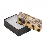 Leopard Animal Print Jewelry Box (2 7/16"x 1 5/8" x 13/16") Custom Imprinted