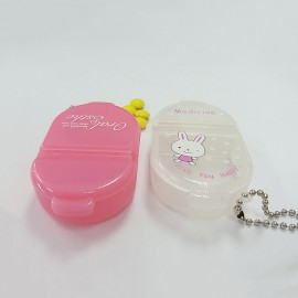 Custom Imprinted Portable Key Chain Pill Box