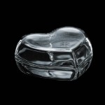 Custom Imprinted Virgina Glass Box - 4" Heart
