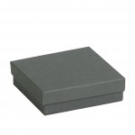 Custom Printed Jewelry Boxes (3.5"x3.5"x1) (Slate Gray)