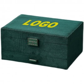 Logo Branded Three-Layer Jewelry Box Organizer